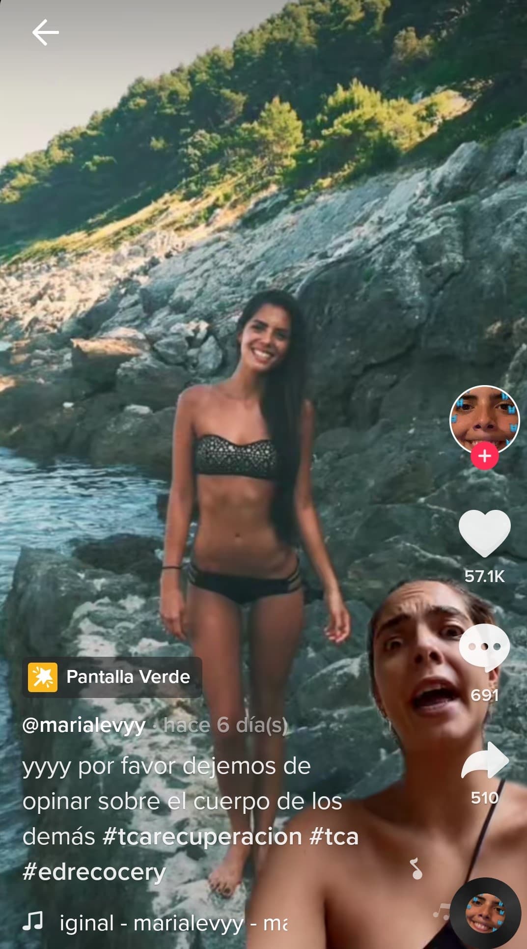 En días recientes contó la historia detrás de una de sus fotos con más 'me gusta' en Instagram y confesó que, a pesar de que con ella recibió muchos halagos, se sentía triste y buscaba llamar la atención.