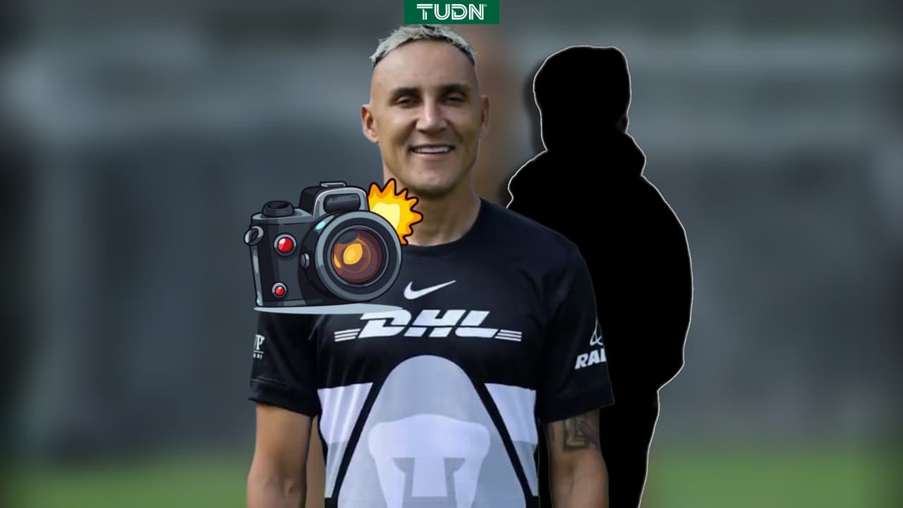 Histórico de Pumas fue a tomarse la foto con Keylor Navas