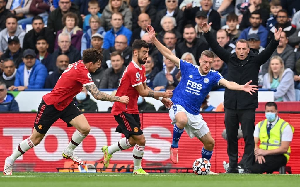Youri Tielemans, Caglar Soyuncu, Jamie Vardy y Patson Daka fueron los encargados de sepultar al Manchester United en la victoria 4-2 del Leicester City.