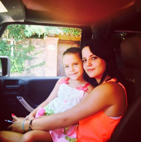 A pesar de la gran diferencia de edad entre Estefanía y María, ellas se quieren muchísimo.