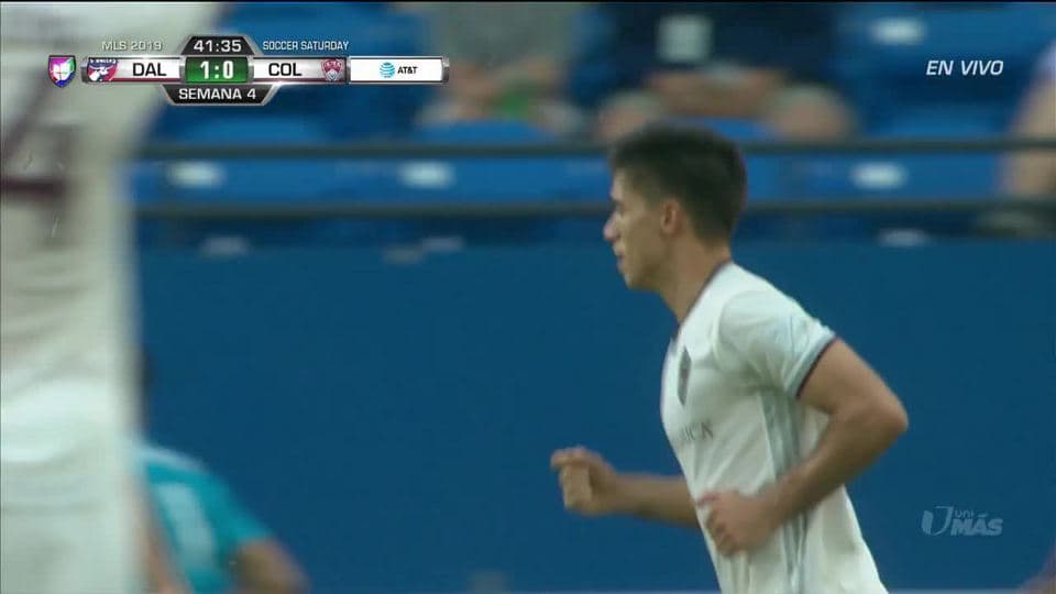 Tiro desviado de Nicolás Mezquida