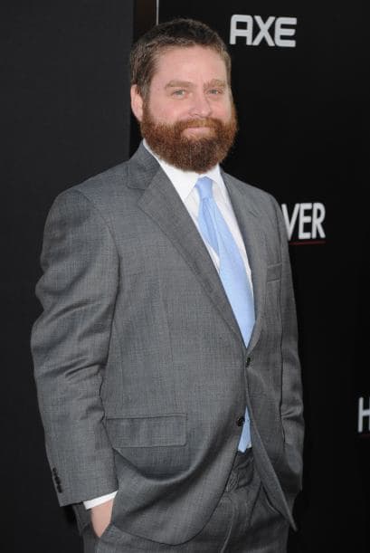 Por su parte, Zach Galifianakis fue The joker en la cinta 'Lego The Movie'.