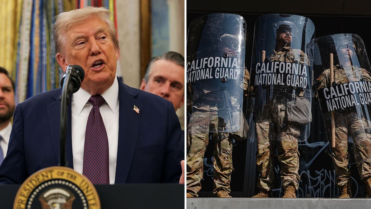 Trump dice que sin intervención de la Guardia Nacional no habría Juegos Olímpicos en LA