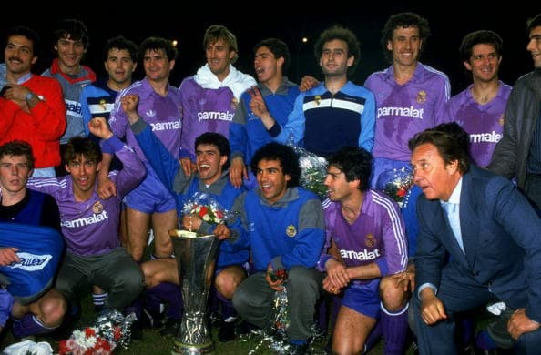 El turno, tras varios años, sería para la 'Quinta del Buitre' liderada por Emilio Butragueño. La gran mayoría del equipo era conformado por jugadores de la cantera (Real Madrid Castilla), aunque contaban con el mexicano Hugo Sánchez, quien había llegado del Atlético de Madrid.