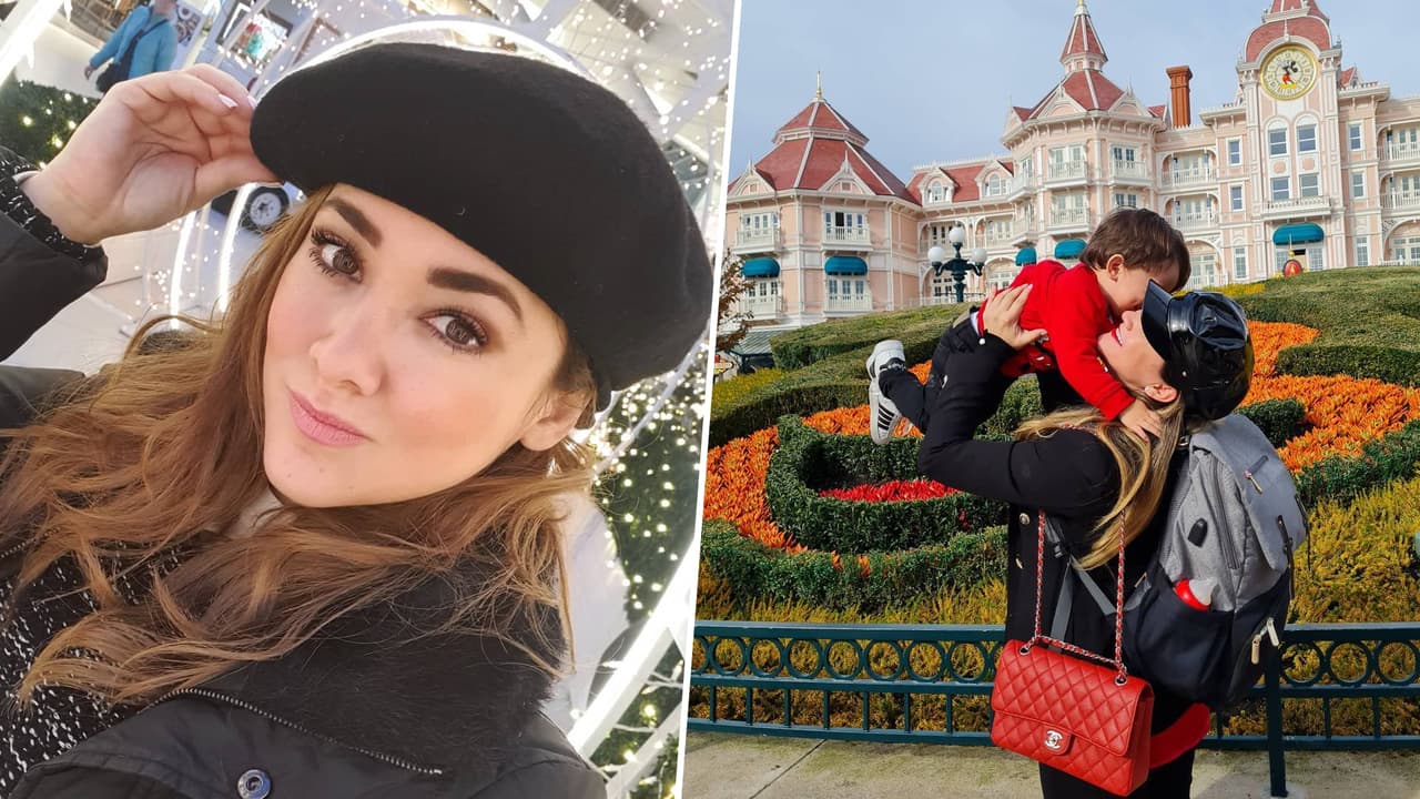 Sherlyn llevó a André al viaje más mágico de su vida: ¡hasta se subió a los juegos mecánicos!