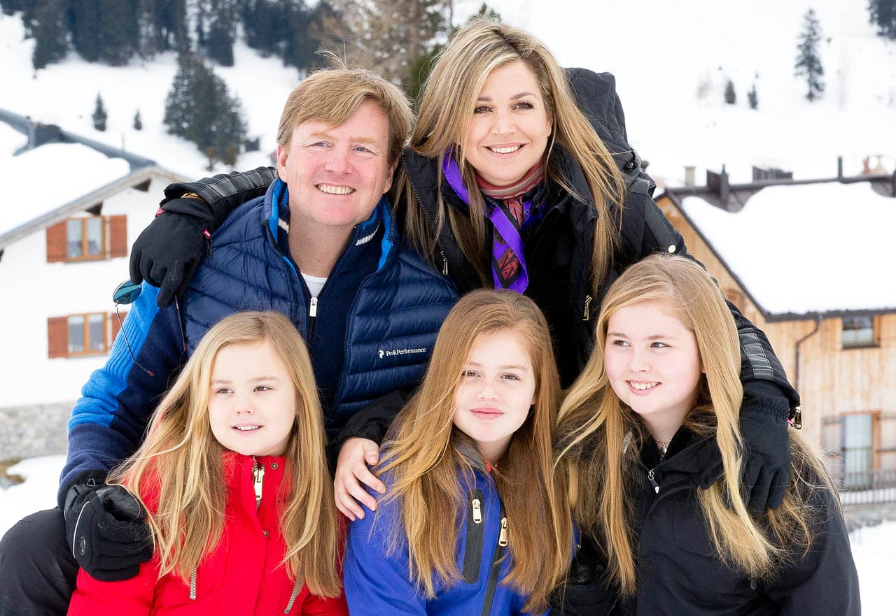 El Rey Guillermo Alejandro y la Reina Máxima de Holanda tienen tres hijas.