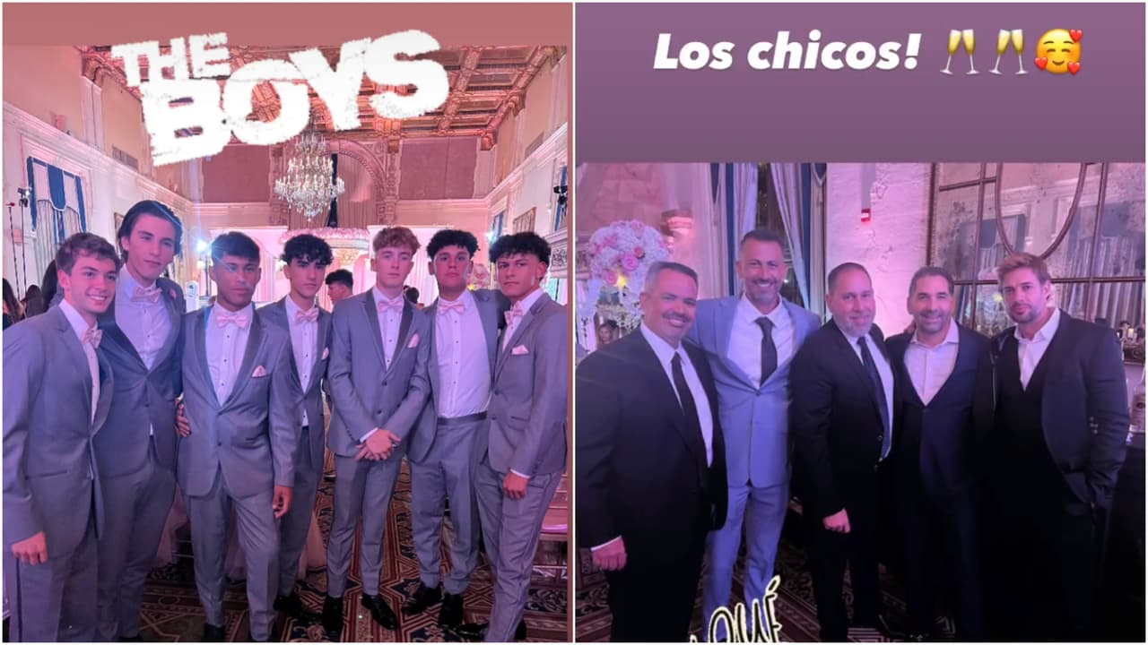 William Levy y su hijo Christopher asistieron a la fiesta de quince años.