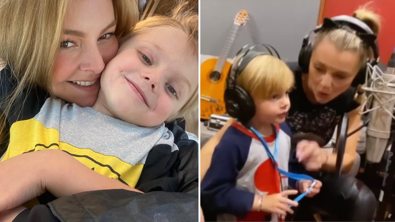 Matías, el hijo de Marjorie de Sousa y Julián Gil, debuta como cantante y enternece con su voz