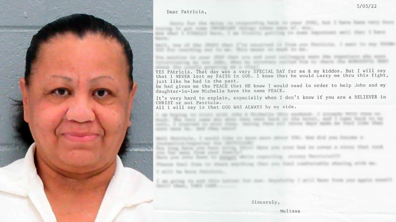 "Dios siempre estuvo a mi lado", dice Melissa Lucio en una carta a semanas de que frenaran su ejecución