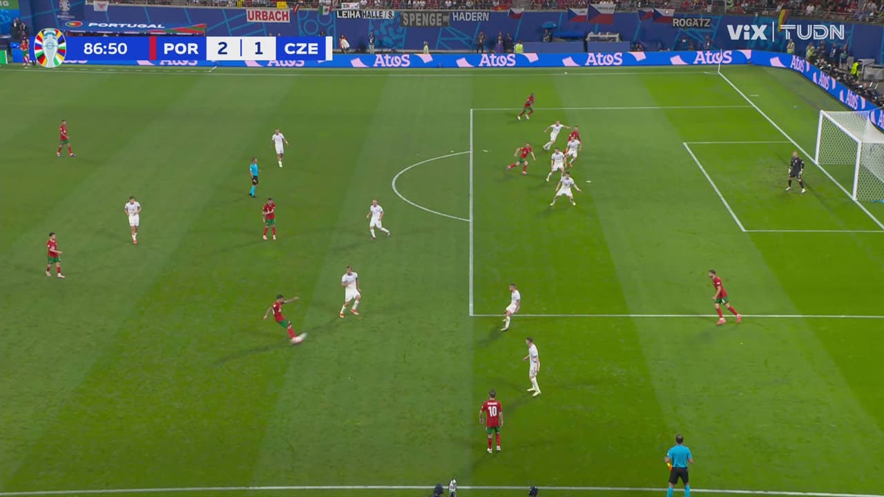 ¡Le quitan la ventaja a Portugal, el VAR anula el gol de Jota!