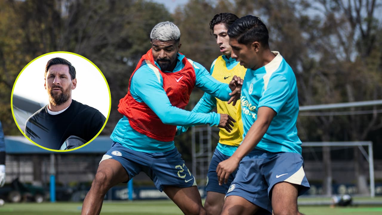 ¡Van con todo! Así es la preparación de América para enfrentar a Messi