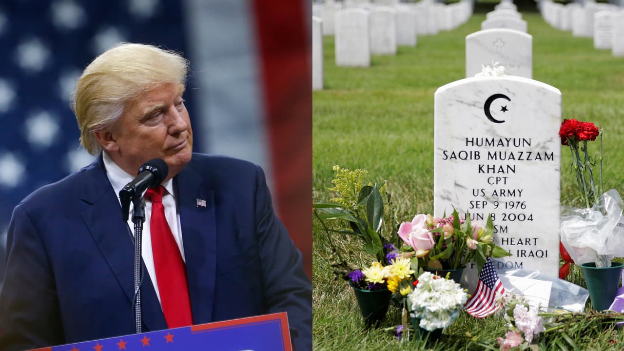 La polémica de Trump con familia de soldado fallecido hace reflotar las dudas sobre cómo él se libró de ir a Vietnam