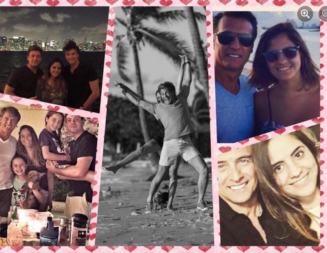 La relación con su hija, hoy de 29 años, es muy estrecha pese a la distancia. Él siempre la buscó y se hizo responsable de ella, aunque confesó que quien realmente fue el padre de Valentina, por la educación que le brindó, fue 'Leo', su padrastro. 
<br>