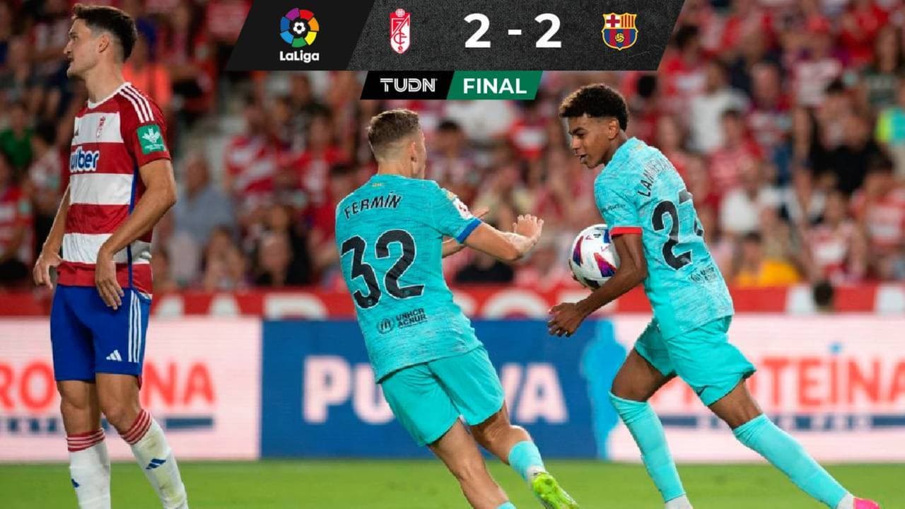 Lamine Yamal hizo historia pero el Barça solo logra empate ante Granada