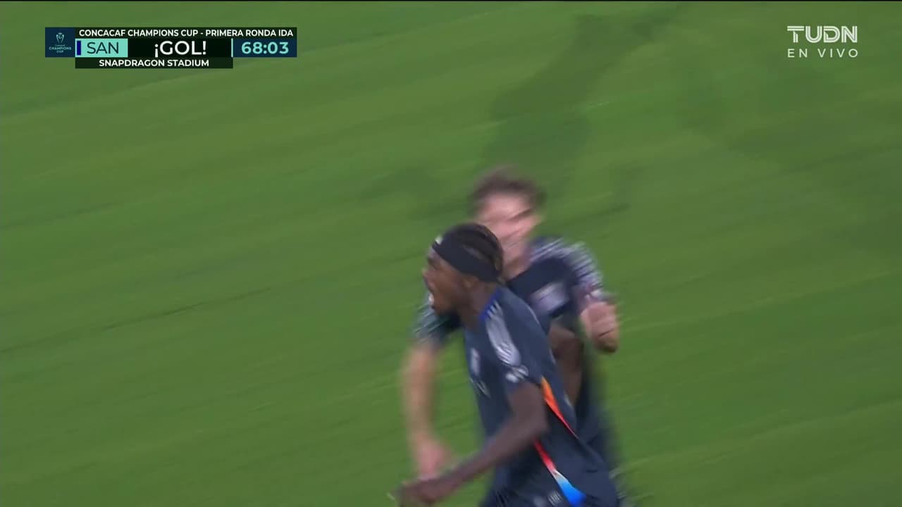 ¡San Diego empata a Pumas! Duah se elevó y con un cabezazo soberbio venció a Keylor Navas