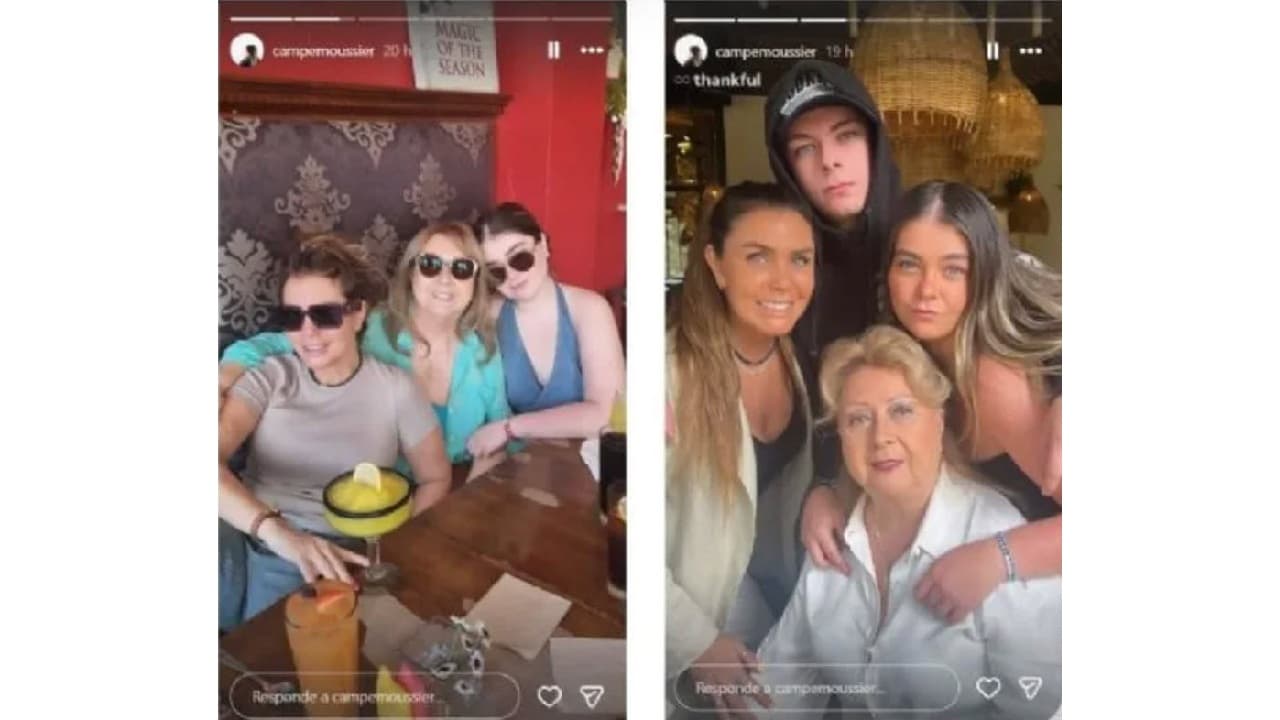 Sabine Moussier reaparece en medio de rumores de que habría decidido someterse a la eutanasia.