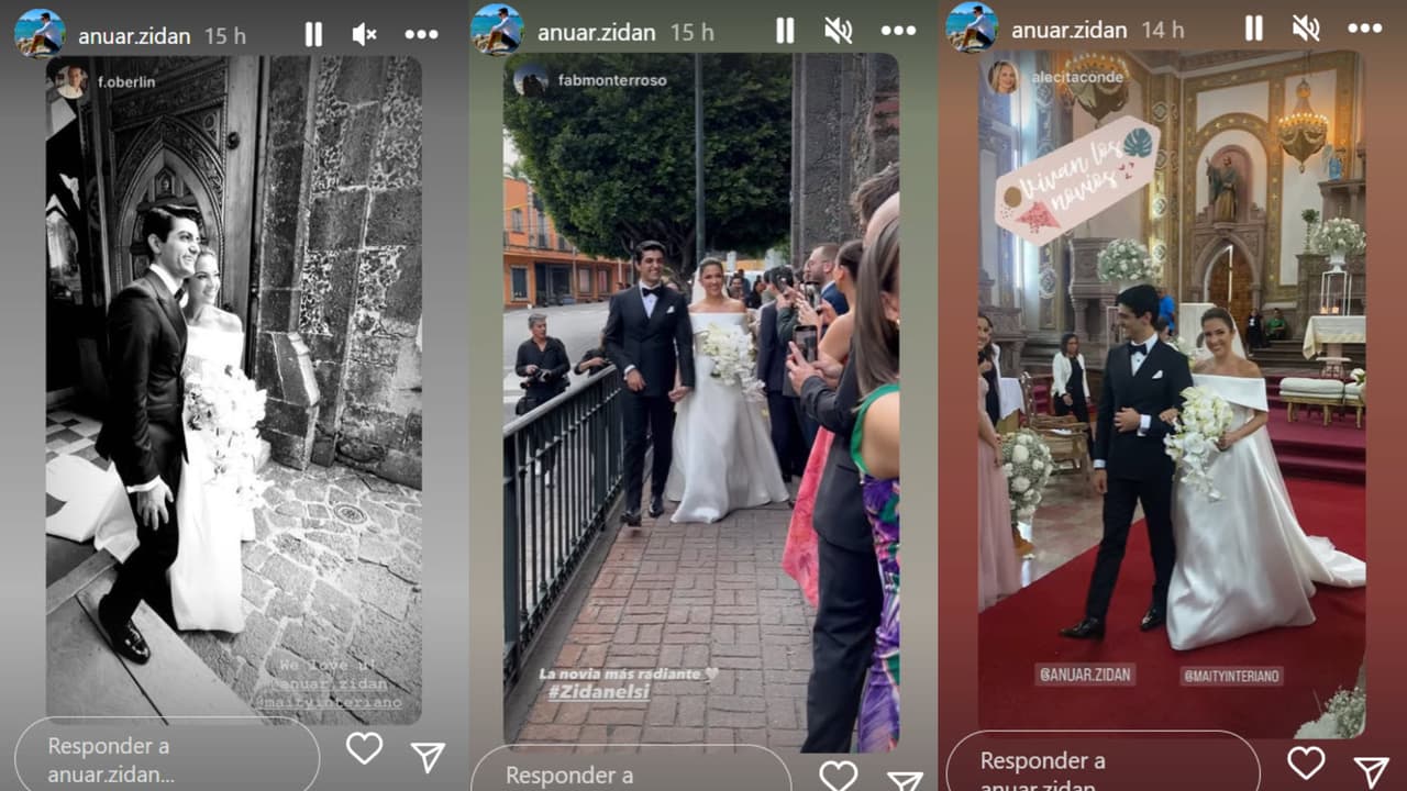 Maity Interiano y Anuar Zidan eligieron Cuernavaca, México, para su boda religiosa porque fue uno de los primeros destinos que conocieron juntos como pareja.