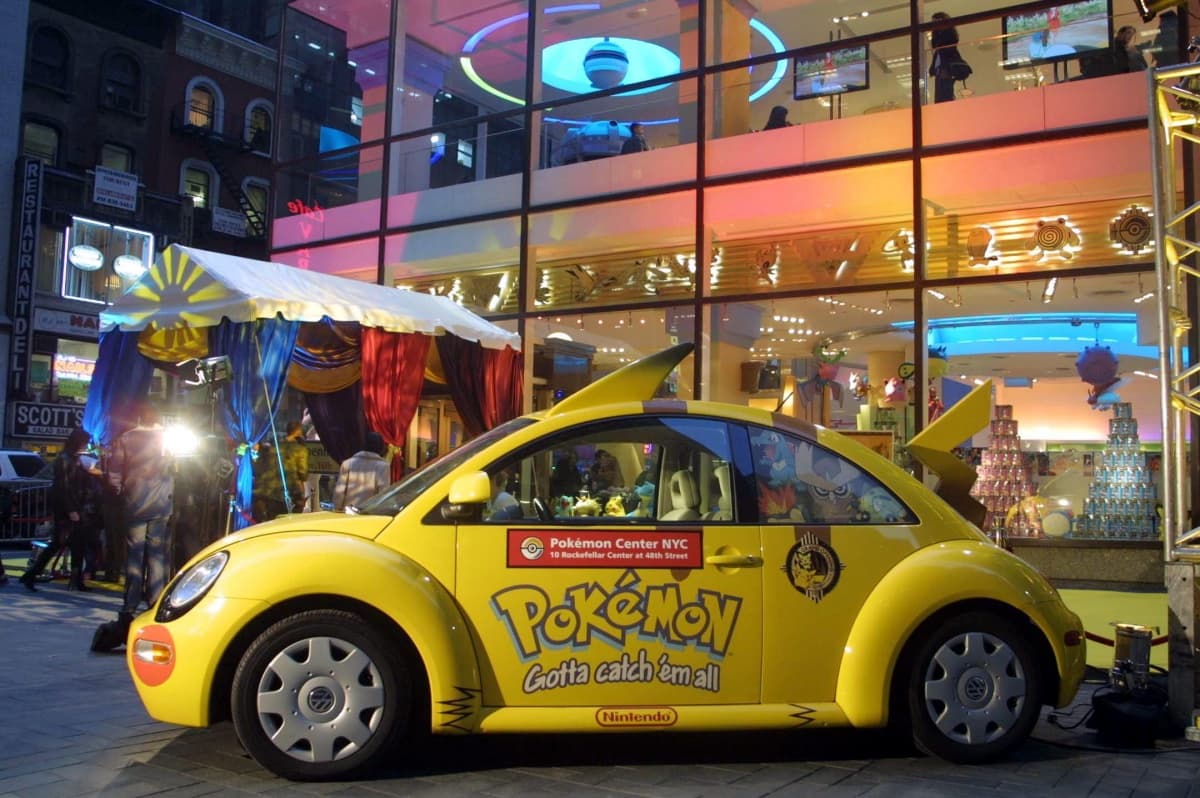 Auto de Pikachu, personaje de Pokémon