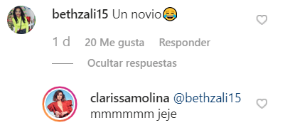 ¿Y qué dijo la presentadora al respecto? Solo se limitó a responder "mmmmmm jeje".