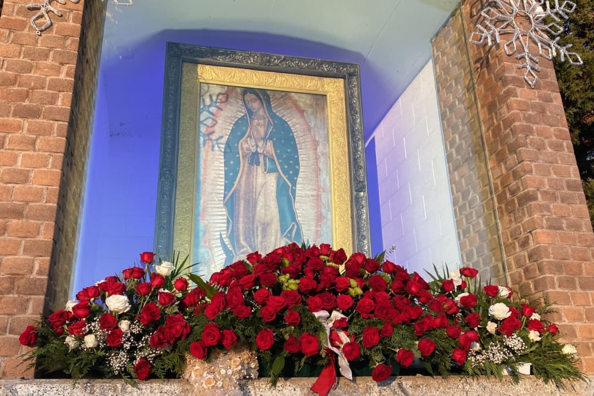 La Virgen de Guadalupe en la religión católica es la madre de los mexicanos, ya que en la ciudad de México se encuentra la Basílica de Guadalupe, a un costado del Cerro del Tepeyac, lugar en el que se apareció a Juan Diego hace 500 años.