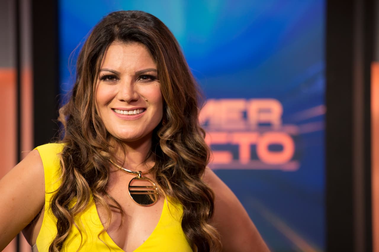 DIana Reyes llegó con un mensaje en contra de la violencia doméstica