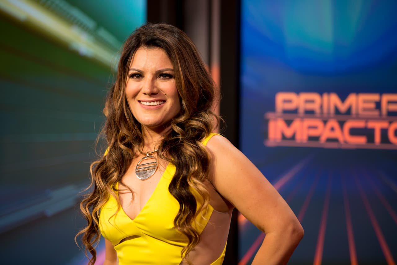 DIana Reyes llegó con un mensaje en contra de la violencia doméstica