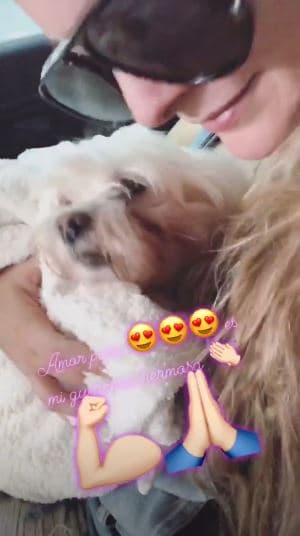 "Amor puro es mi guerrera hermosa.", resaltó la actriz en un pequeño clip compartido en sus historias de Instagram poco antes de la muerte de Mussa.