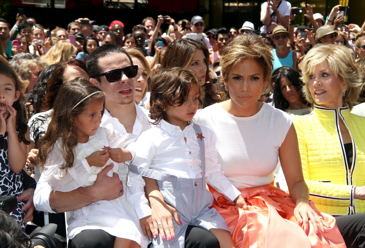 El bailarín se encargó de conquistar a JLo, pero también supo ganarse el corazón y confianza de los pequeños.