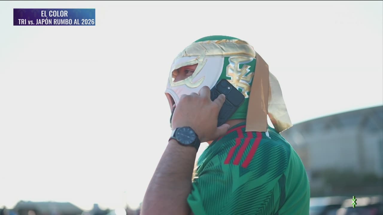 El color de David Faitelson en el México vs. Japón