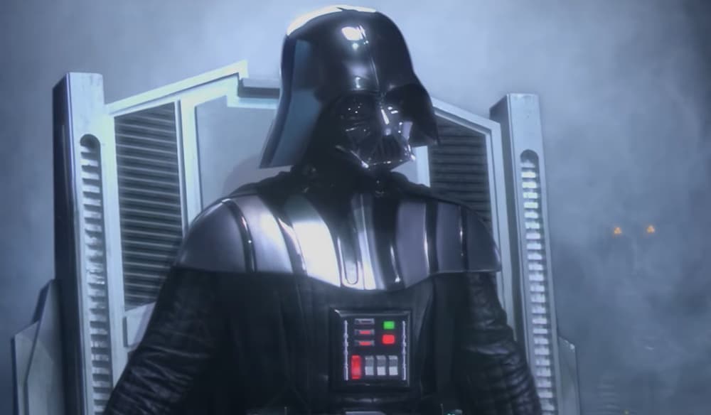 Darth Vader al enterarse de la muerte de Padmé