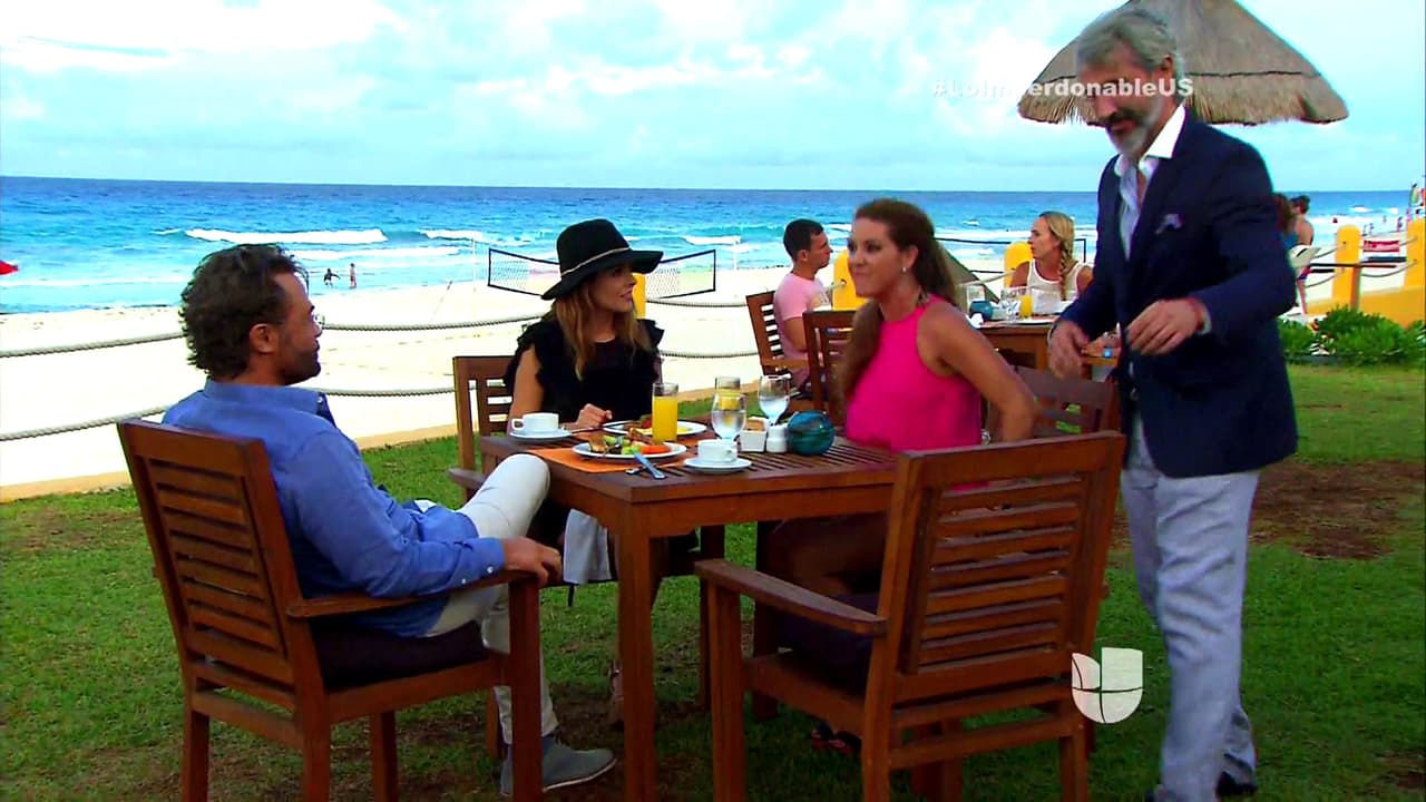 ¡Qué mala suerte Virginia! Tú que quieres librarte de Claudia y se apareció en el mismo lugar.