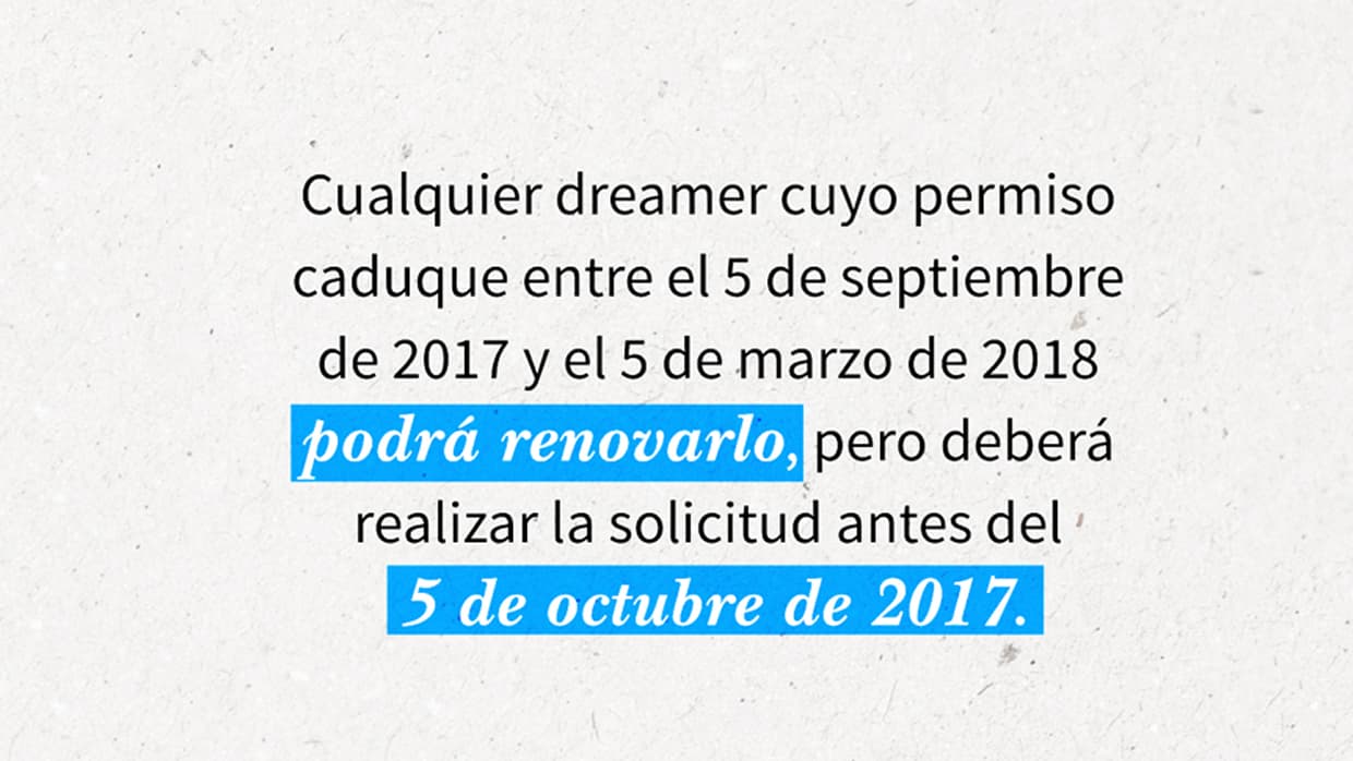 Si tu DACA termina antes del 5 de marzo, puedes renovar tu permiso de trabajo (pero debes darte prisa)