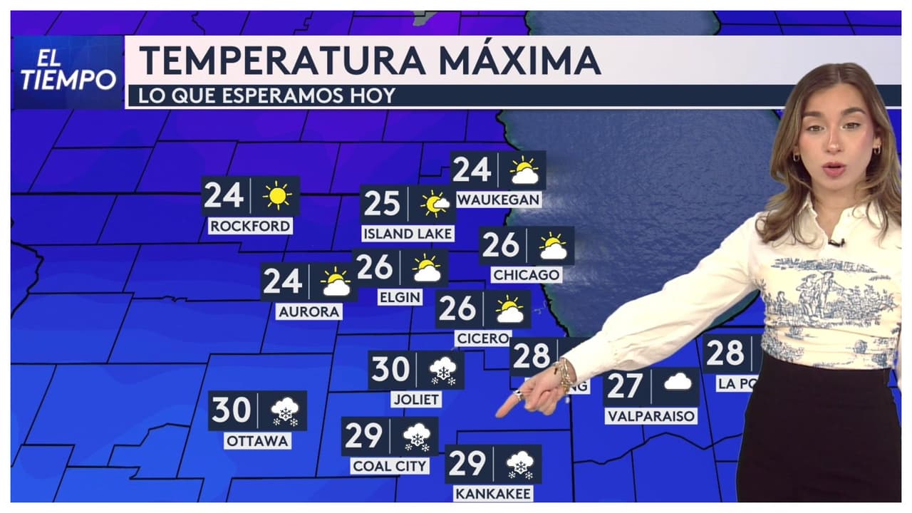 Pronóstico del tiempo hoy en Chicago: Temperatura máxima de 26 °F; nieve ligera durante la mañana
