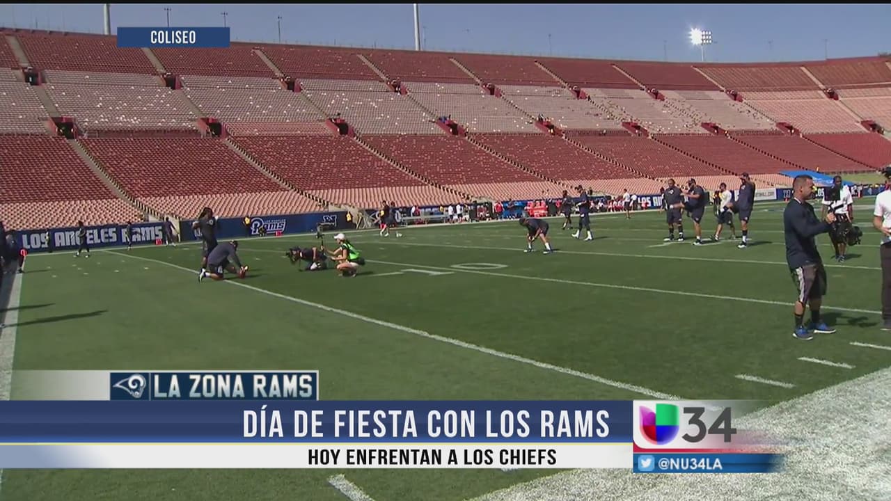 Histórico segundo partido de pretemporada de los Rams
