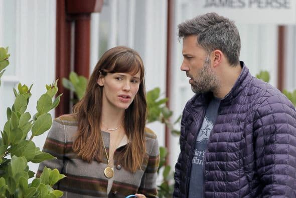 Fue Jennifer la que notó la presencia de los paparazzi.