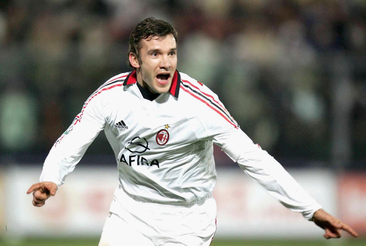 En el 2005 Andriy Schevchenko con Milán (Ucrania, 29 años)