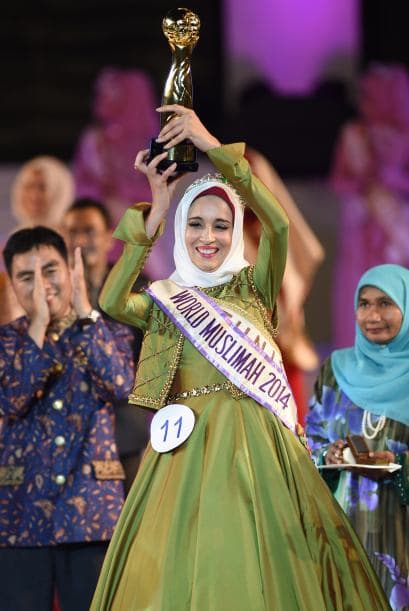 El concurso Miss Musulmana es visto como una respuesta a los concursos de belleza occidentales.