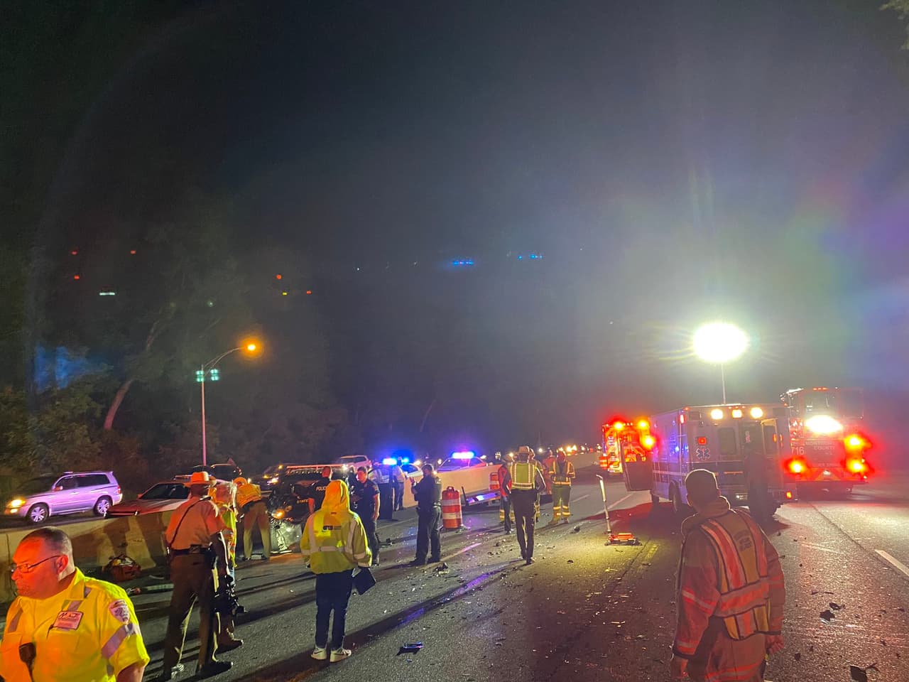 Fue trasladado al R Adams Cowley Shock Trauma Center, tras el choque ocurrido poco después de las 4:30 de la mañana este lunes. Se espera que se recupere de sus lesiones.