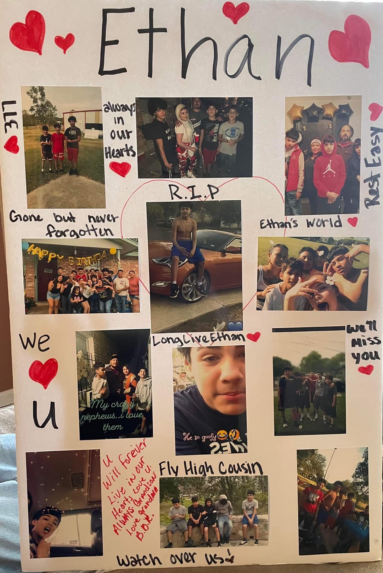 <b>Ethan recibió 7 disparos por $30 que otro joven le debía a la víctima</b>, según denuncia la propia familia. 
<br>
<br>El día del asesinato, él había quedado con otras dos personas en verse en un callejón sin salida en la calle Alston Street.