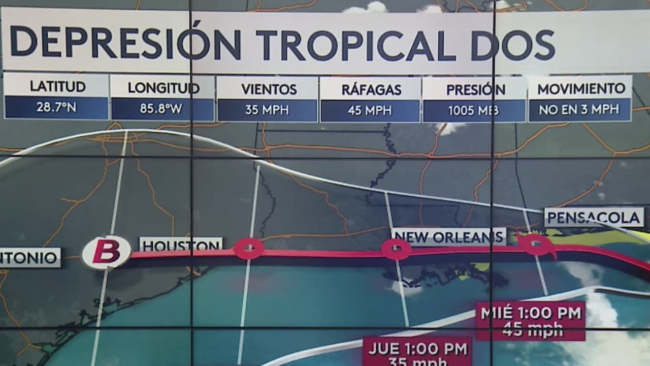 ¿Houston se verá afectado por la depresión que avanza por el Golfo? Esto se espera