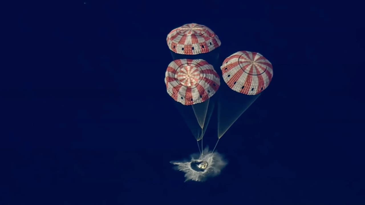 Video completo: Así fue el regreso de la histórica misión Artemis II a la Tierra