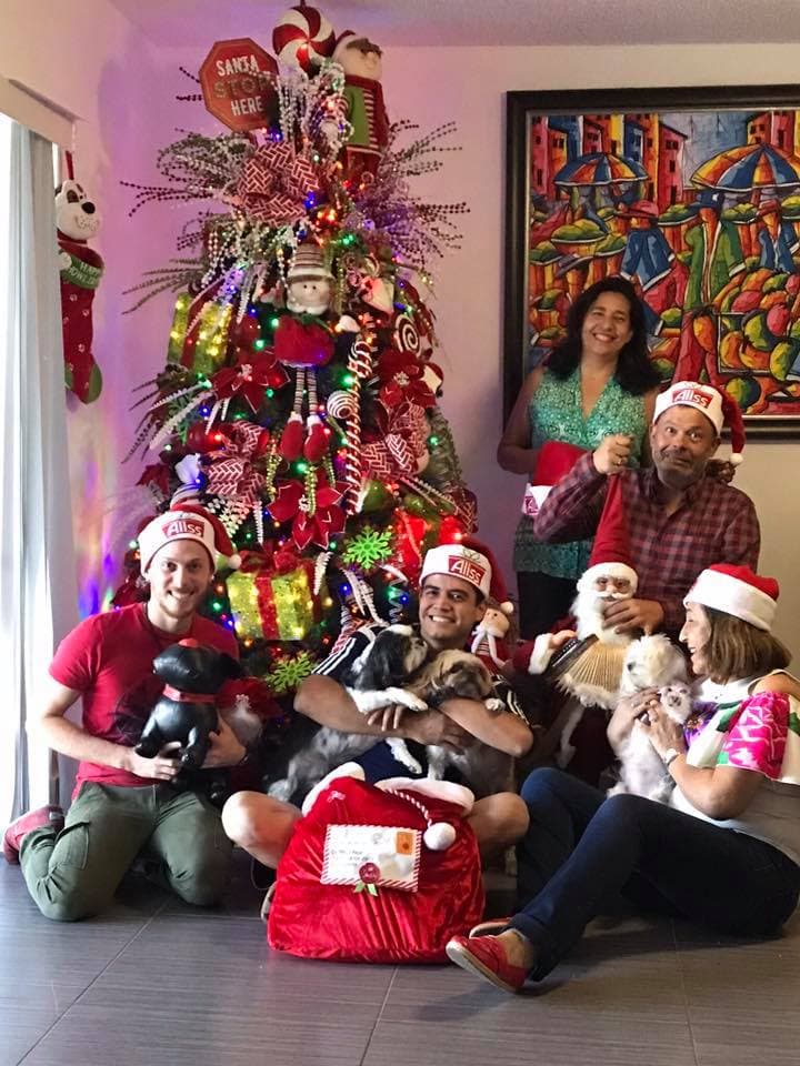 El resultado final, un bello árbol familiar.