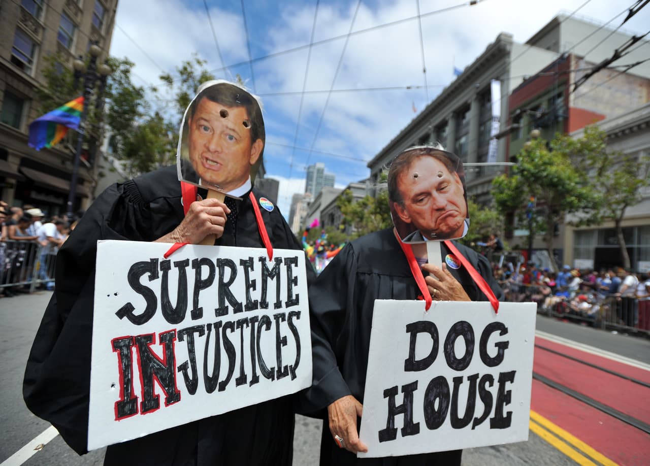 Cientos salieron a las calles de San Francisco para celebrar el Orgullo Gay.