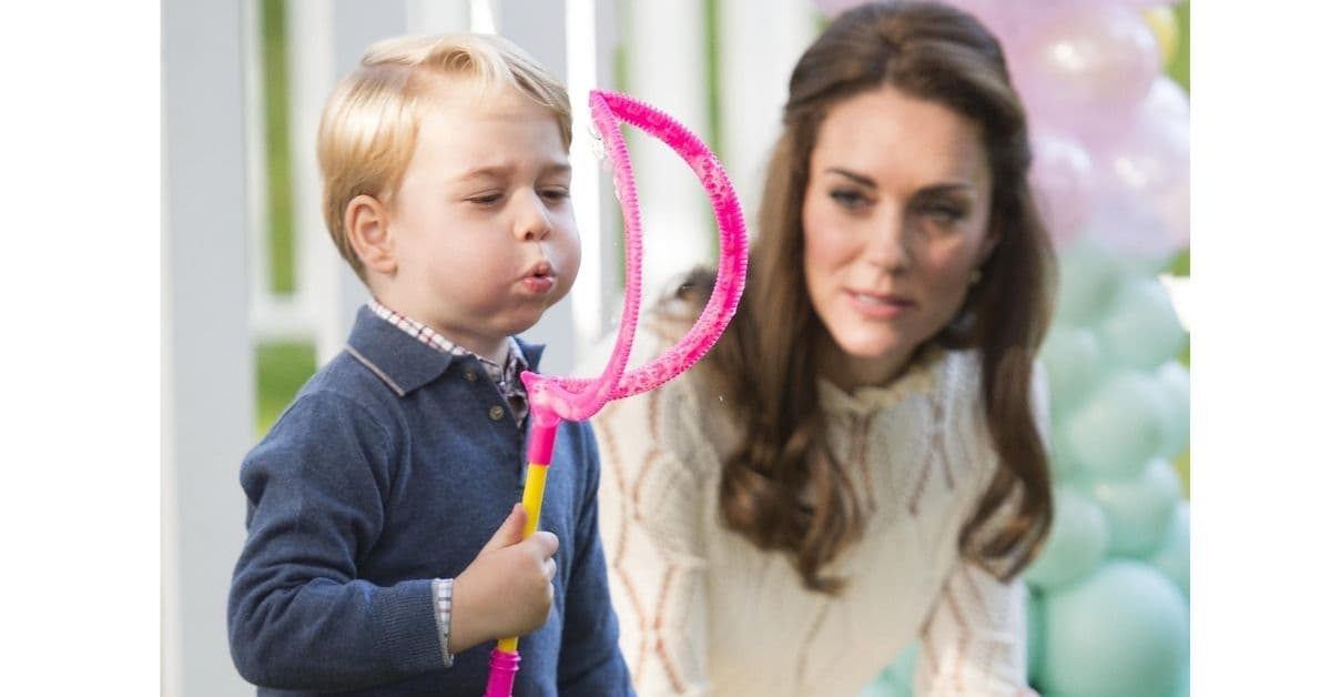 Kate Middleton y el príncipe George.