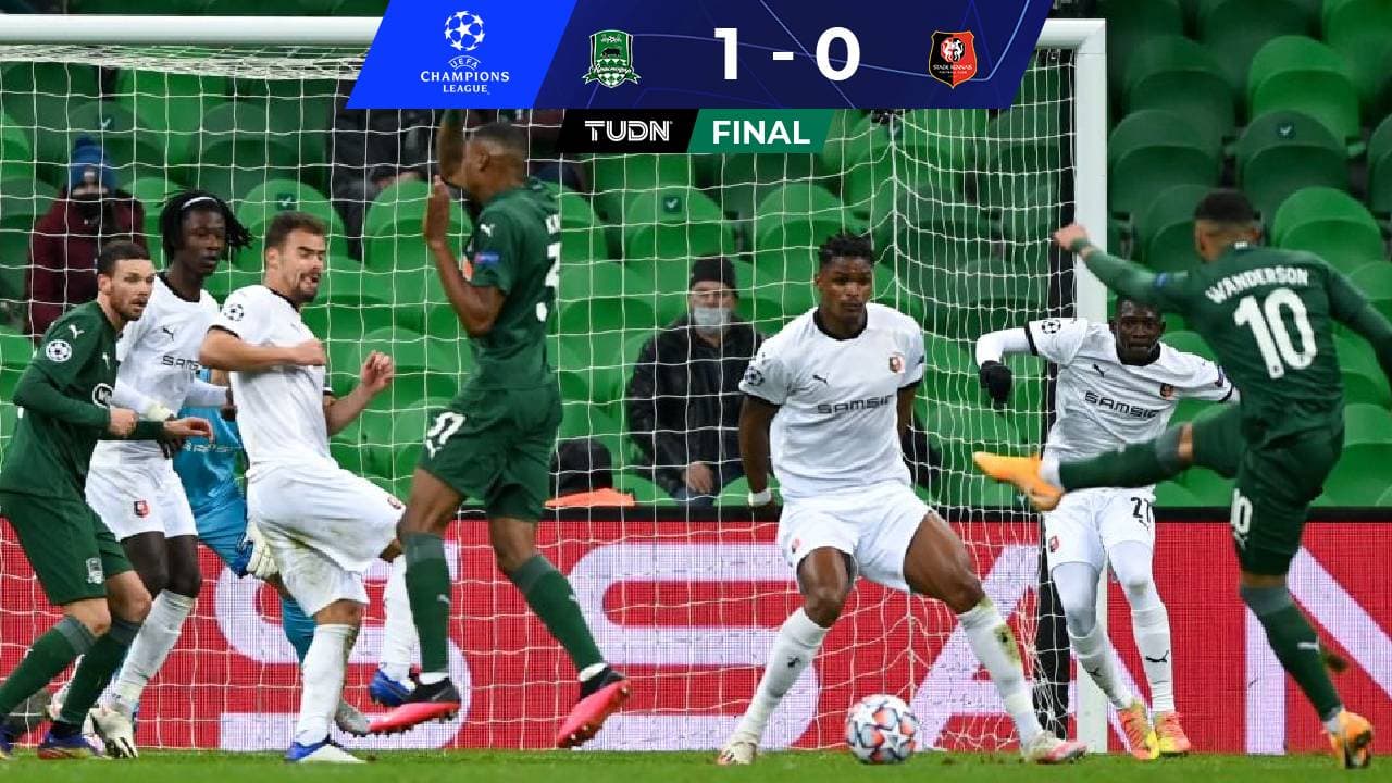 En duelo de eliminados, el Krasnodar venció al Rennes