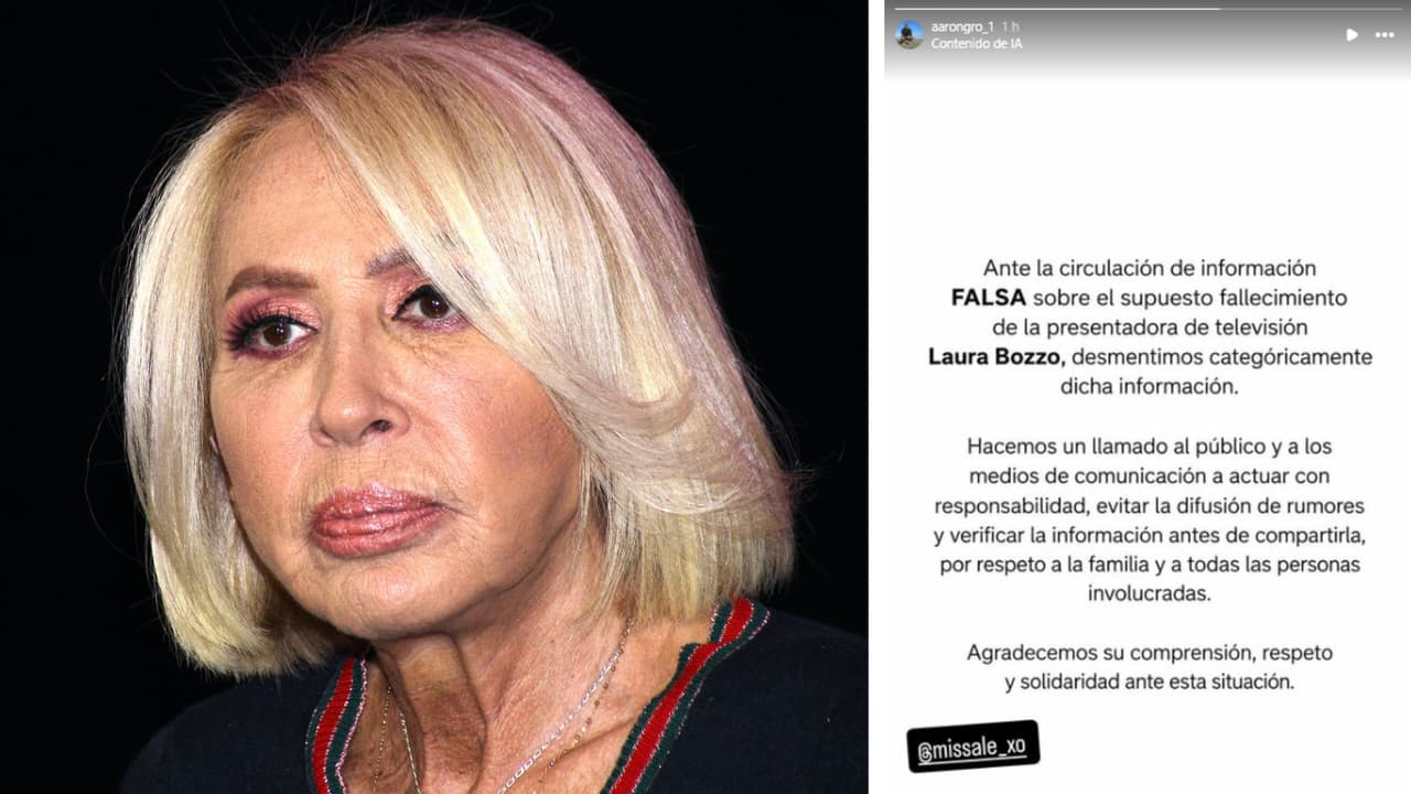 Desmiente muerte de Laura Bozzo.