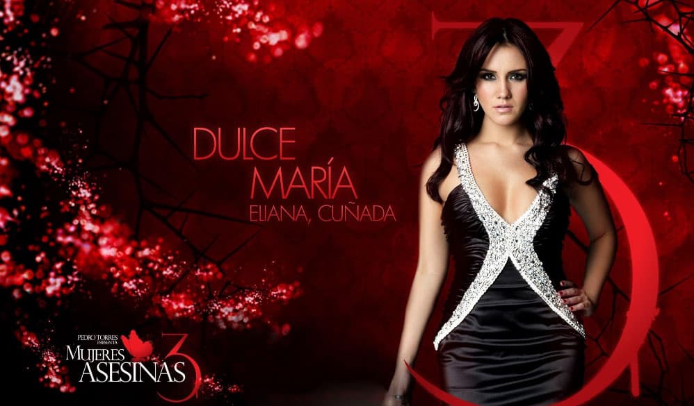 En el 2010 Dulce María protagonizó un capítulo de la tercera temporada de
<i>Mujeres asesinas</i>.