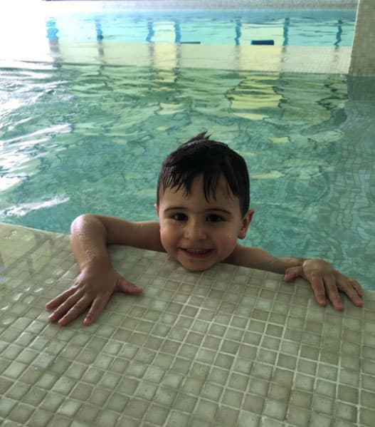 Santiago tiene casi tres años y es la adoración de Florencia.