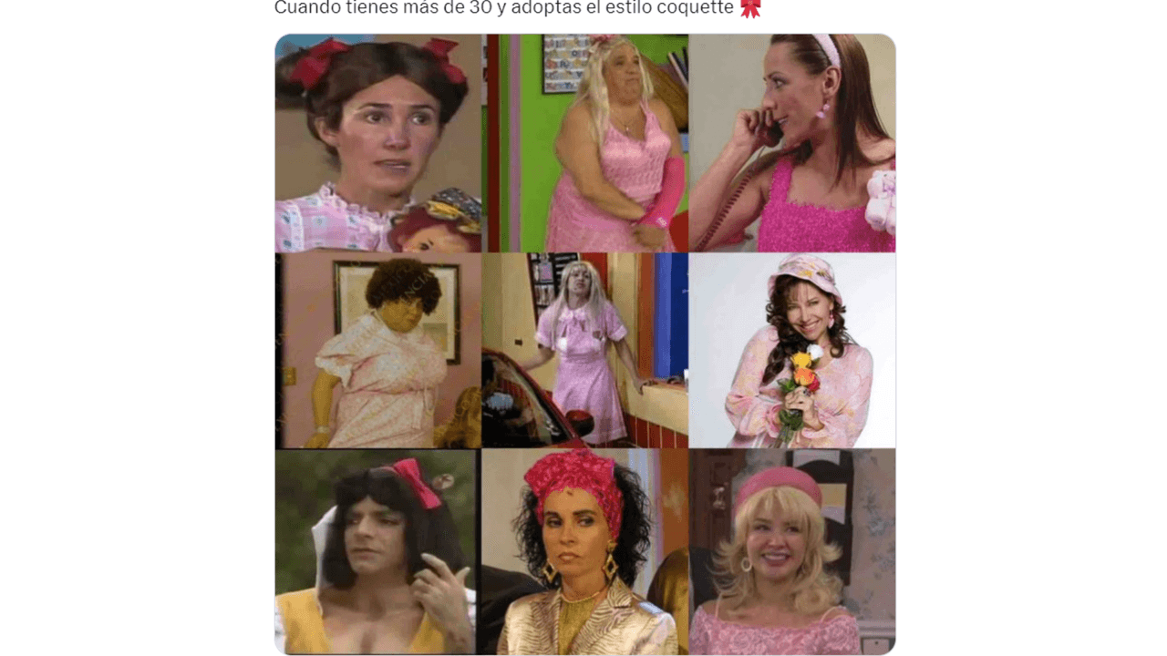 La tendencia ‘coquette’ inspiró cientos de memes en redes sociales.