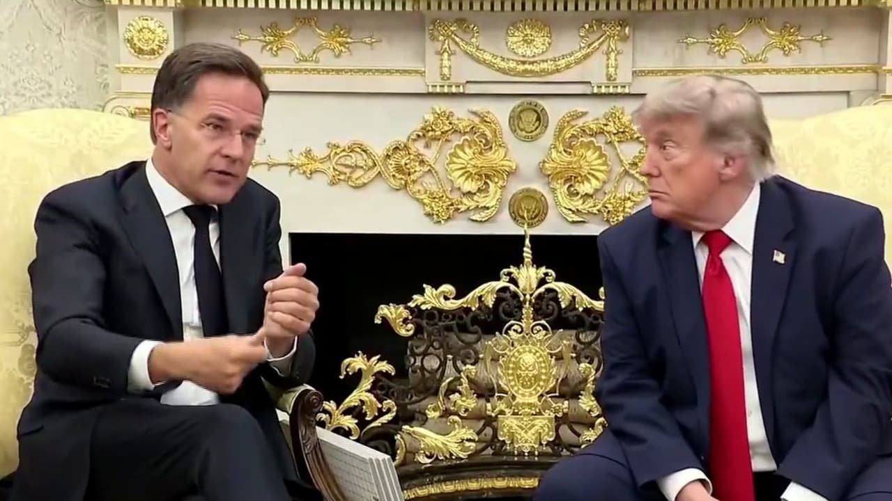 Donald Trump y Mark Rutte se reúnen en la Casa Blanca en EEUU